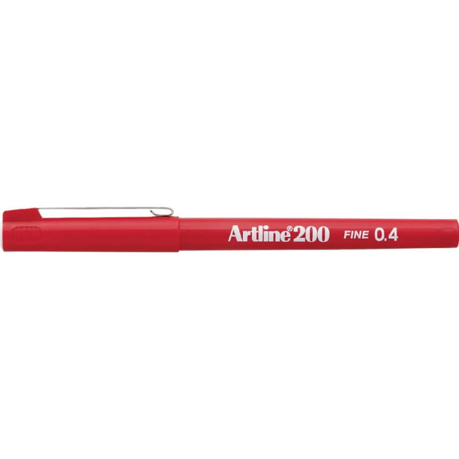 Artline 200 0.4mm Κόκκινο (EK200Ν) Artline 200 0.4mm Κόκκινο (EK200Ν)