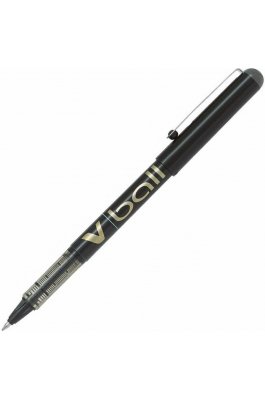 Pilot Στυλό Rollerball 0.7mm με Μαύρο Mελάνι V-Ball (BLVB7B)