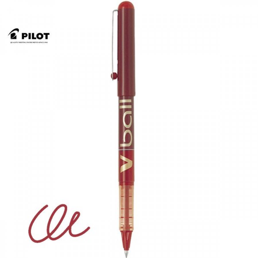 Pilot Στυλό Rollerball 0.7mm με Κόκκινο Mελάνι V-Ball Pilot Στυλό Rollerball 0.7mm με Κόκκινο Mελάνι V-Ball