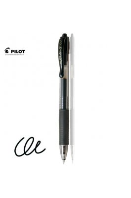Pilot Στυλό Gel 0.5mm με Μαύρο Mελάνι G-2 (BL-G2-5-B)