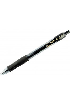 Pilot Στυλό Gel 0.7mm με Μαύρο Mελάνι G-2 (BLG27B)