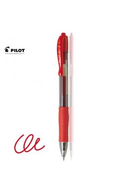 Pilot Στυλό Gel 0.7mm με Κόκκινο Mελάνι G-2 (BLG27R)