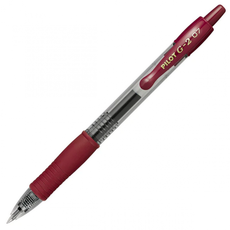 Pilot Στυλό Gel 0.7mm με Μπορντώ Mελάνι G-2 (BLG27DR) Pilot Στυλό Gel 0.7mm με Μπορντώ Mελάνι G-2 (BLG27DR)