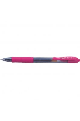 Pilot Στυλό Gel 0.7mm με Ροζ Mελάνι G-2 (BLG27P)