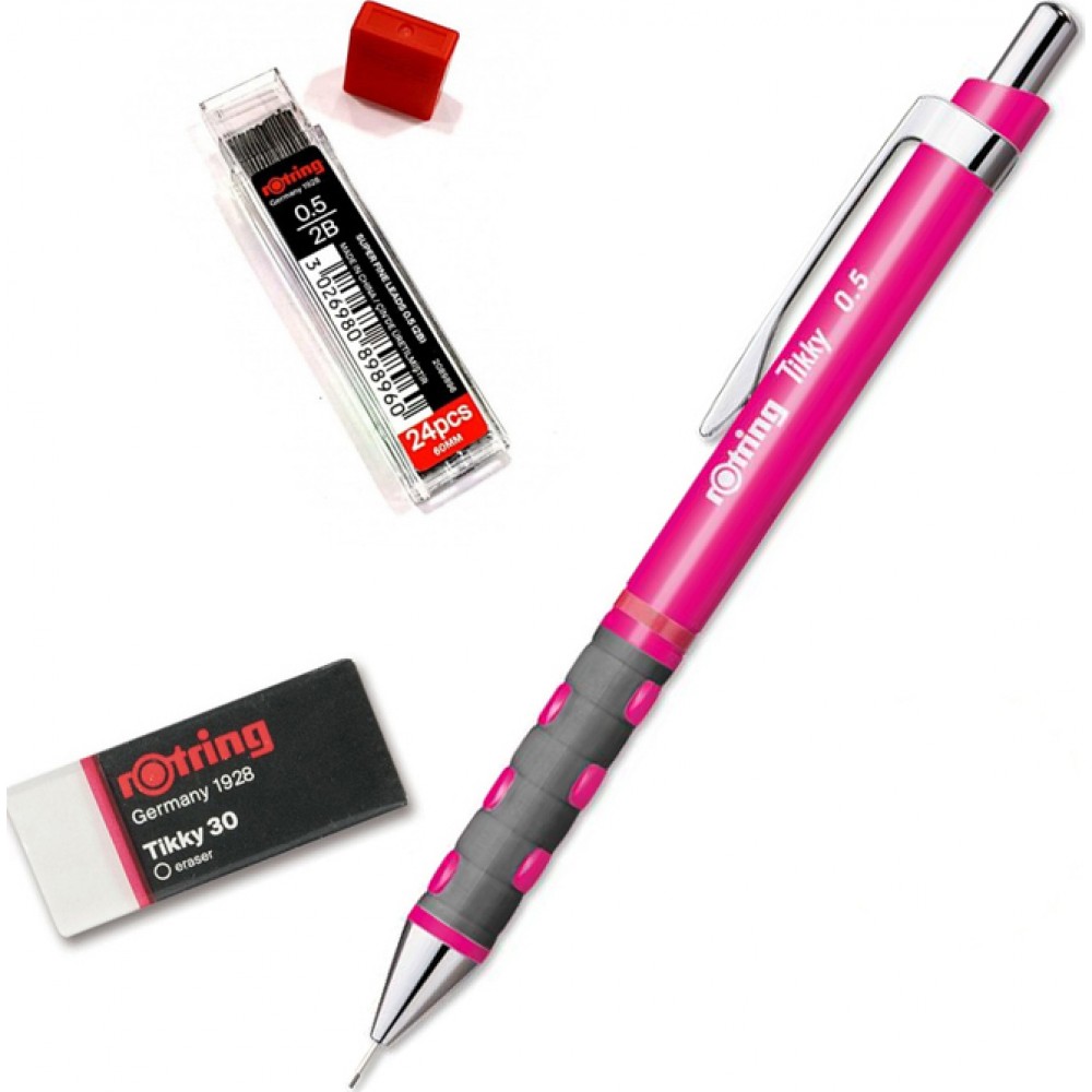 Rotring Tikky Μηχανικό Μολύβι 0.5mm Neon Ροζ Rotring Tikky Μηχανικό Μολύβι 0.5mm Neon Ροζ