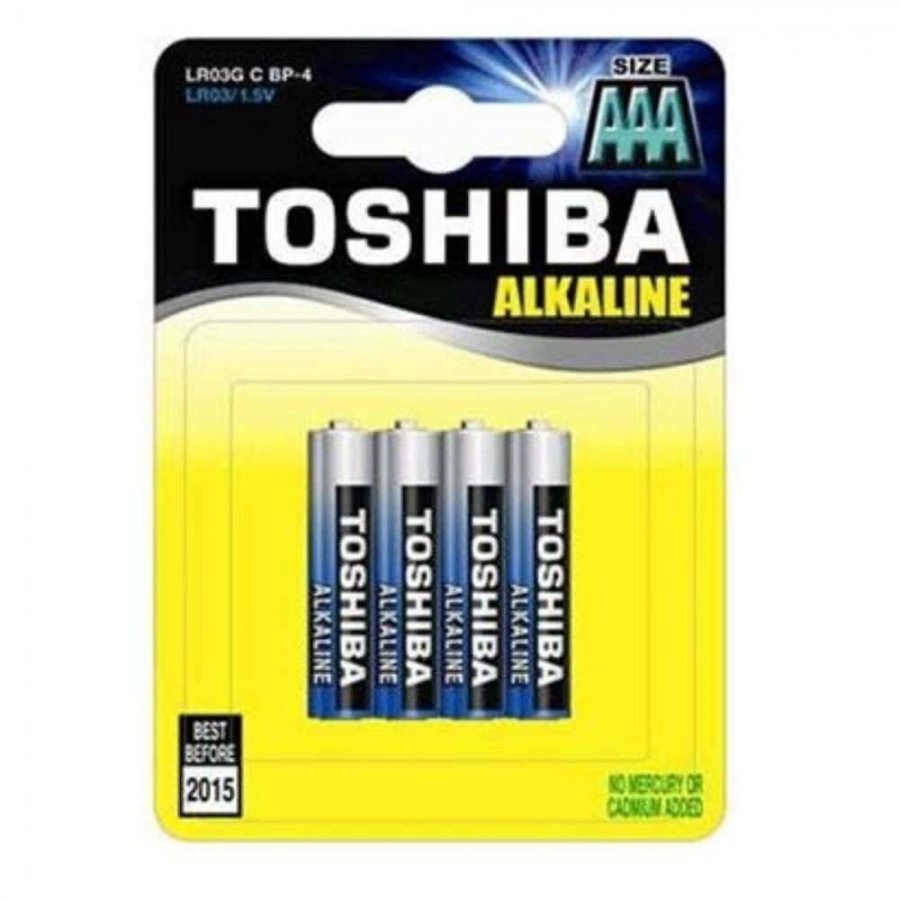 Toshiba High Power Αλκαλικές Μπαταρίες AAA 1.5V 4τμχ Toshiba High Power Αλκαλικές Μπαταρίες AAA 1.5V 4τμχ