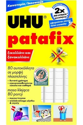 UHU Κόλλα Αυτοκόλλητο Patafix 80 White Glue Pads Χωρίς Διαλύτες UHU Κόλλα Αυτοκόλλητο Patafix 80 White Glue Pads Χωρίς Διαλύτες