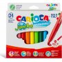 Carioca Jumbo Πλενόμενοι Μαρκαδόροι Ζωγραφικής Χονδροί σε 24 Χρώματα (40570) Carioca Jumbo Πλενόμενοι Μαρκαδόροι Ζωγραφικής Χονδροί σε 24 Χρώματα (40570)