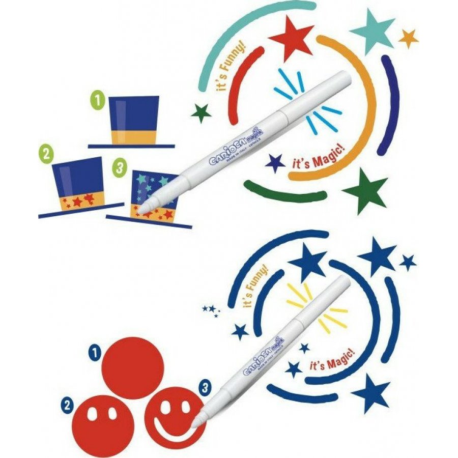 Carioca Magic Markers Μαγικοί Μαρκαδόροι Ζωγραφικής Χονδροί σε 20 Χρώματα (41369) Carioca Magic Markers Μαγικοί Μαρκαδόροι Ζωγραφικής Χονδροί σε 20 Χρώματα (41369)