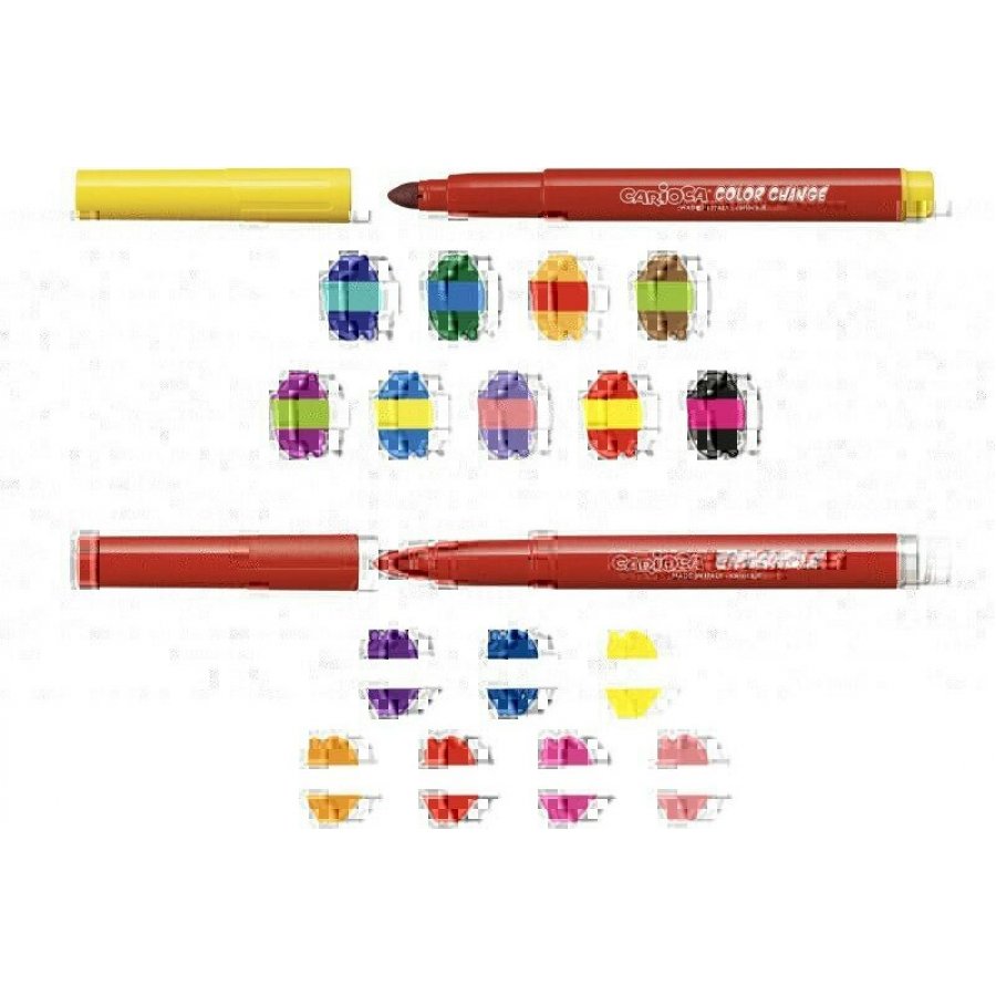 Carioca Magic Markers Μαγικοί Μαρκαδόροι Ζωγραφικής Χονδροί σε 20 Χρώματα (41369) Carioca Magic Markers Μαγικοί Μαρκαδόροι Ζωγραφικής Χονδροί σε 20 Χρώματα (41369)