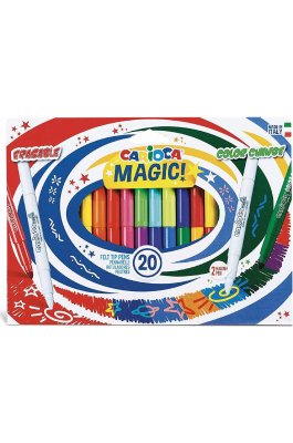 Carioca Magic Markers Μαγικοί Μαρκαδόροι Ζωγραφικής Χονδροί σε 20 Χρώματα (41369)