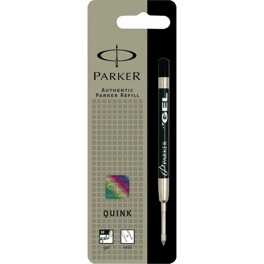 Parker Quink Gel Ανταλλακτικό Μελάνι για Στυλό Medium Μαύρο Parker Quink Gel Ανταλλακτικό Μελάνι για Στυλό Medium Μαύρο