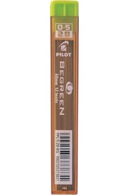 Pilot Μύτες Μολυβιού Begreen Πάχους 0.5mm Τύπου 2B (PPL52BBG) Pilot Μύτες Μολυβιού Begreen Πάχους 0.5mm Τύπου 2B (PPL52BBG)