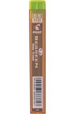 Pilot Μύτες Μολυβιού Begreen Πάχους 0.5mm Τύπου HB (PPL5HBBG)