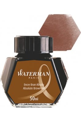 Waterman Ανταλλακτικό Μελάνι για Πένα Καφέ 50ml