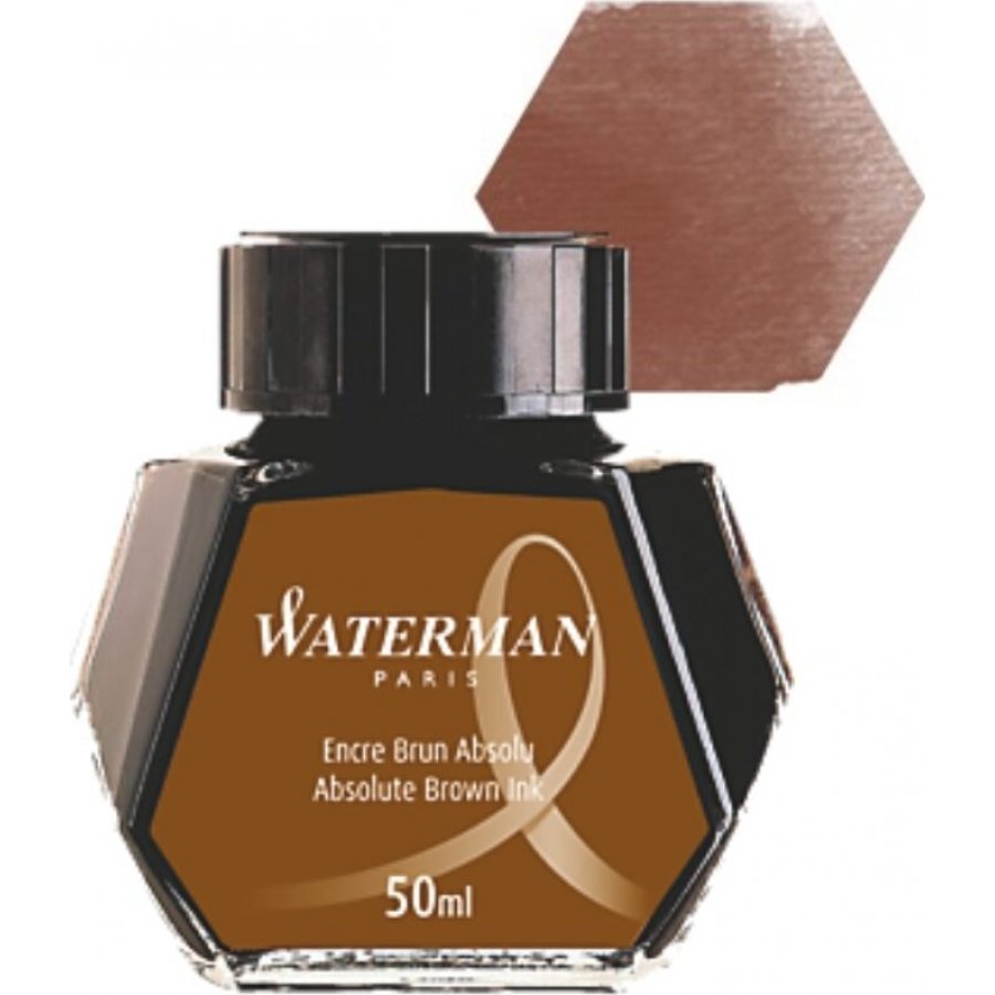 Waterman Ανταλλακτικό Μελάνι για Πένα Καφέ 50ml Waterman Ανταλλακτικό Μελάνι για Πένα Καφέ 50ml