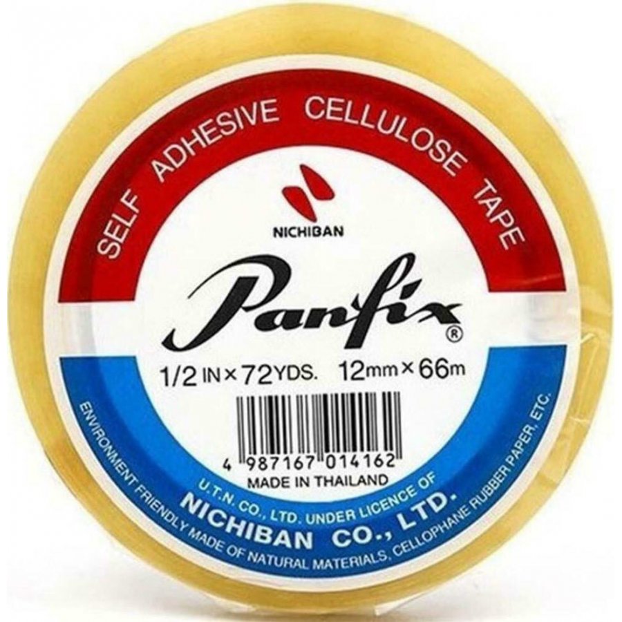 Panfix Σελοτέιπ Cellulose 12mm x 66m Panfix Σελοτέιπ Cellulose 12mm x 66m