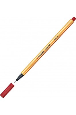Stabilo Point 88 Μαρκαδόρος Σχεδίου 0.4mm Μπορντώ (88/50)
