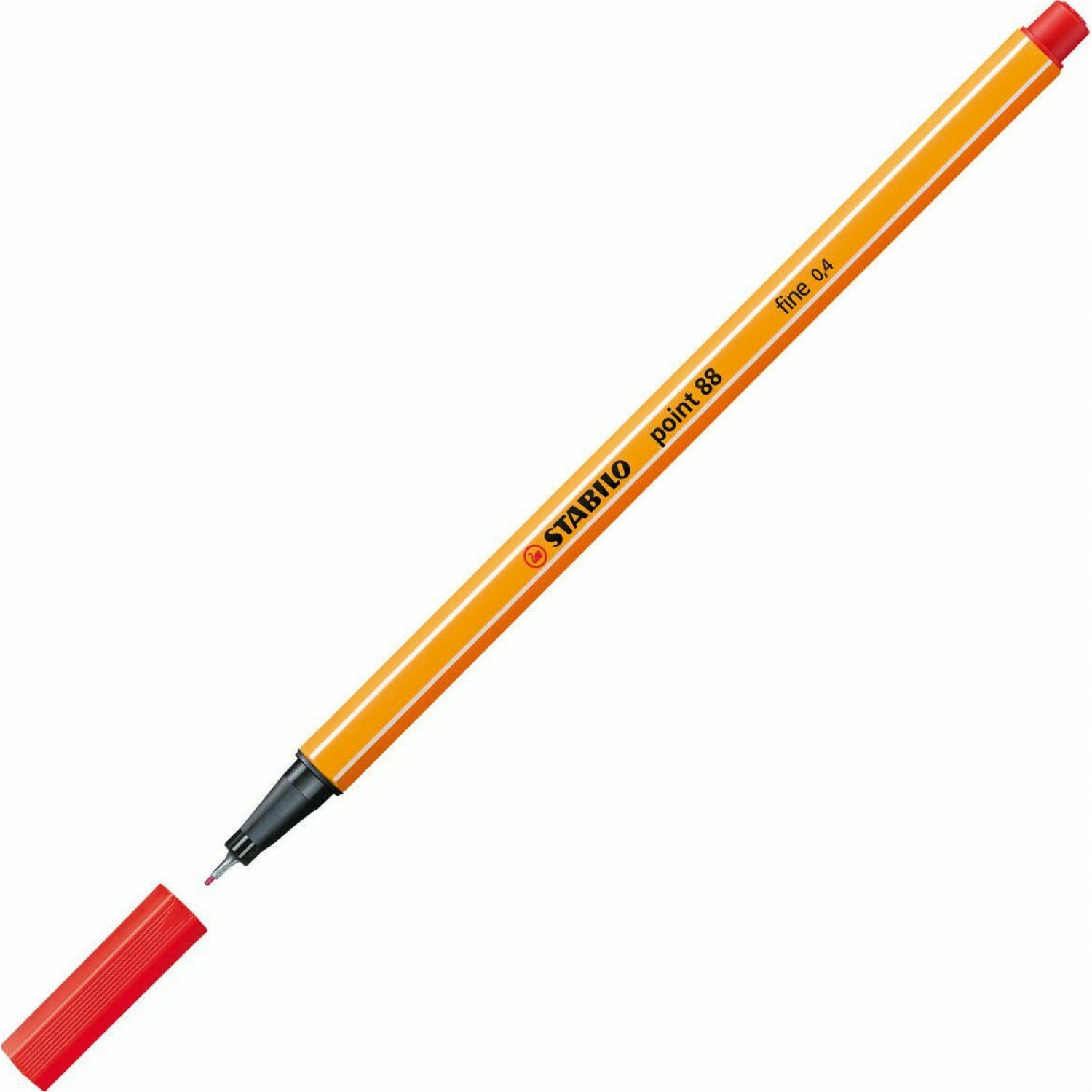 Stabilo Point 88 Μαρκαδόρος Σχεδίου 0.4mm Κόκκινος (88/40)