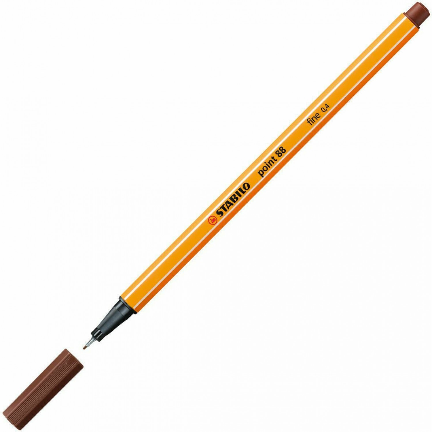 Stabilo Point 88 Μαρκαδόρος Σχεδίου 0.4mm Καφέ (88/45)