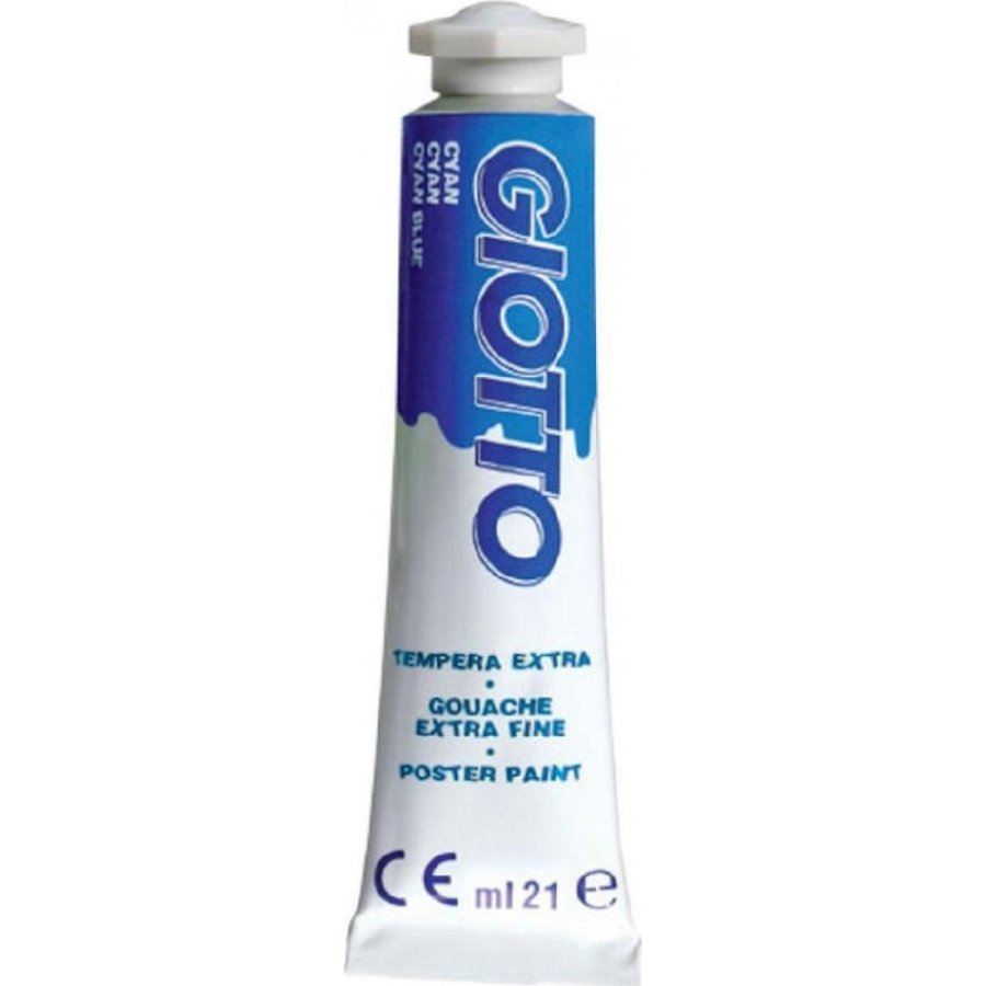Giotto Τέμπερα Ζωγραφικής Μπλε Cyan Blue No15 21ml (355015) Giotto Τέμπερα Ζωγραφικής Μπλε Cyan Blue No15 21ml (355015)