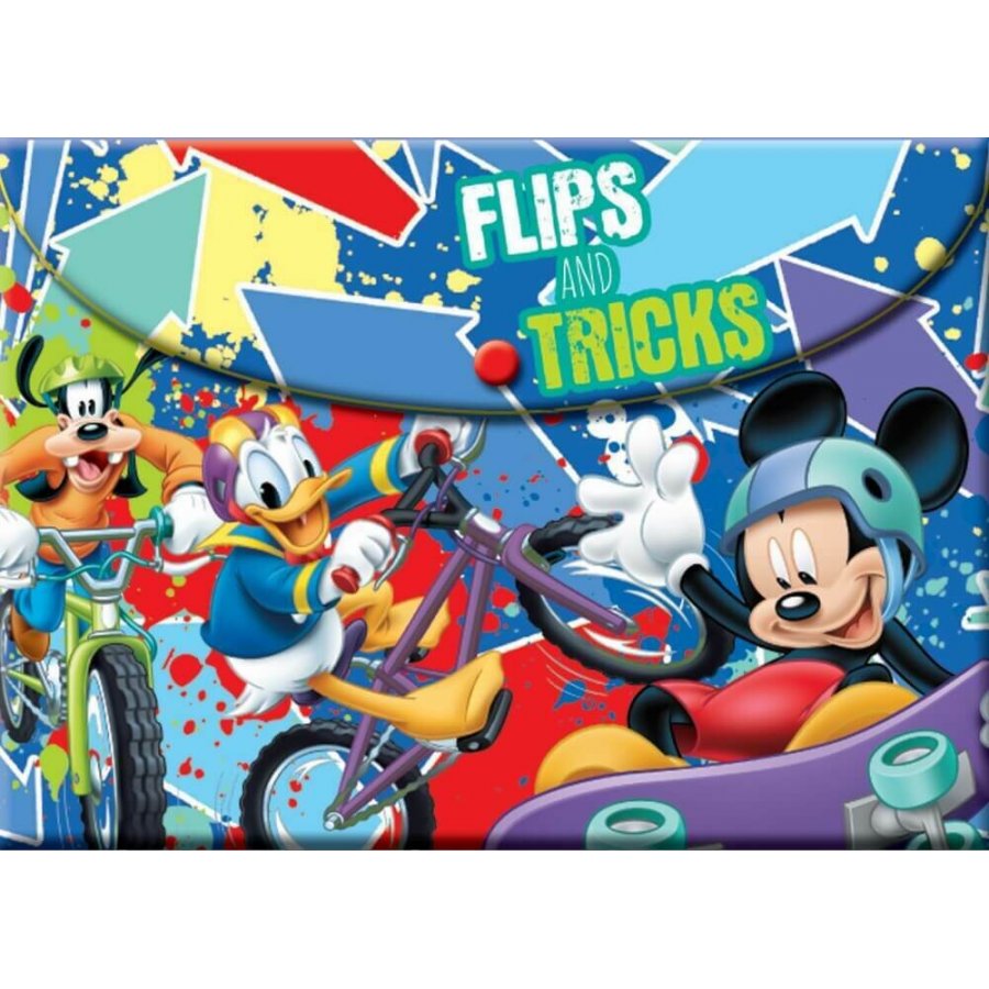 Gim Φάκελος με Κουμπί A4 Πολύχρωμο Mickey (34071580) Gim Φάκελος με Κουμπί A4 Πολύχρωμο Mickey (34071580)