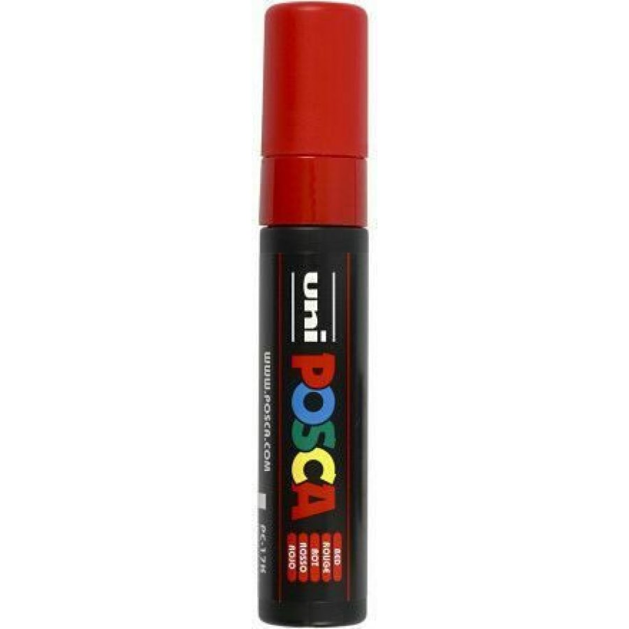 Uni-Ball Posca Ανεξίτηλος Μαρκαδόρος 15mm Κόκκινος (PC17K) Uni-Ball Posca Ανεξίτηλος Μαρκαδόρος 15mm Κόκκινος (PC17K)