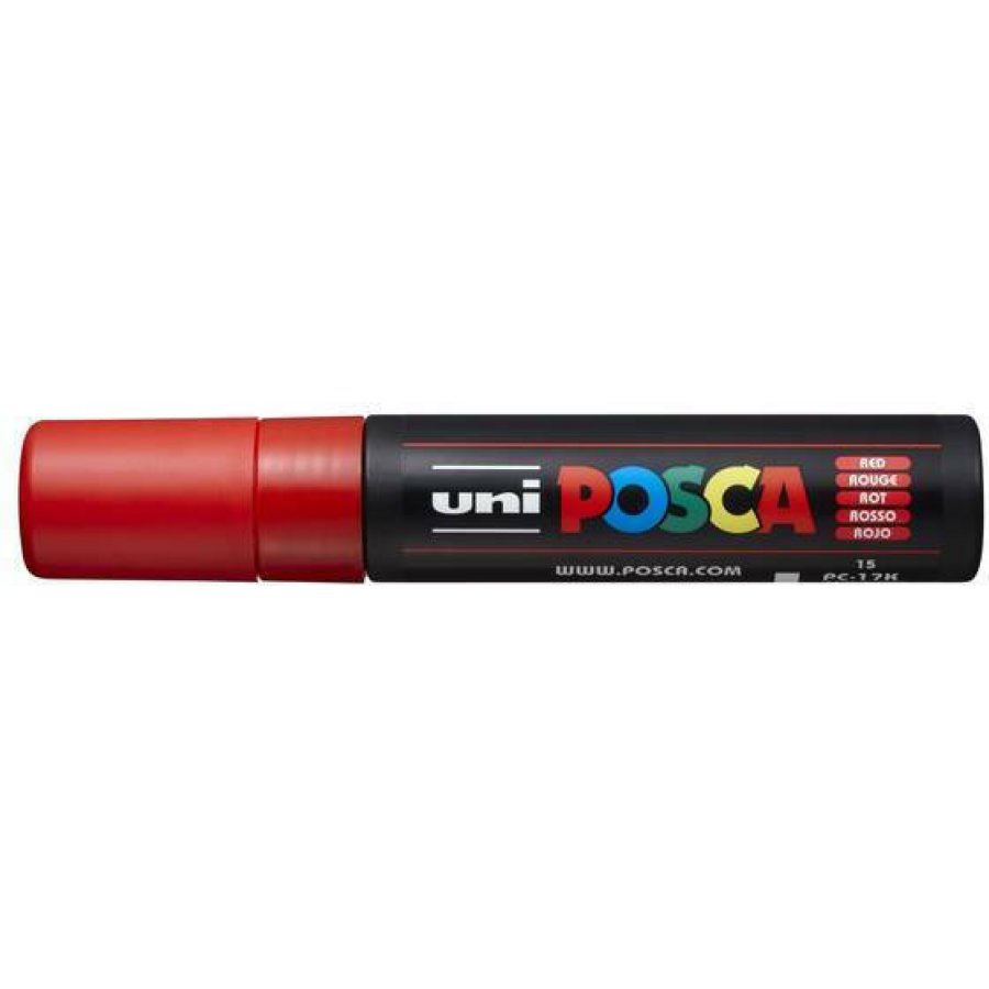 Uni-Ball Posca Ανεξίτηλος Μαρκαδόρος 15mm Κόκκινος (PC17K) Uni-Ball Posca Ανεξίτηλος Μαρκαδόρος 15mm Κόκκινος (PC17K)