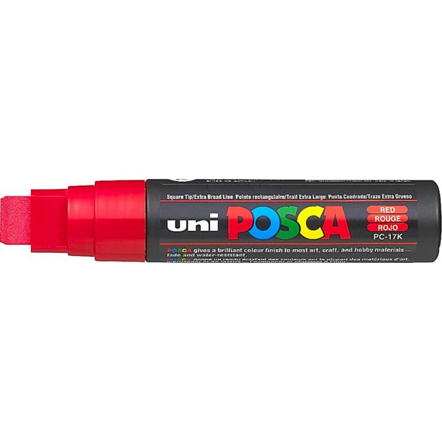 Uni-Ball Posca Ανεξίτηλος Μαρκαδόρος 15mm Κόκκινος (PC17K) Uni-Ball Posca Ανεξίτηλος Μαρκαδόρος 15mm Κόκκινος (PC17K)
