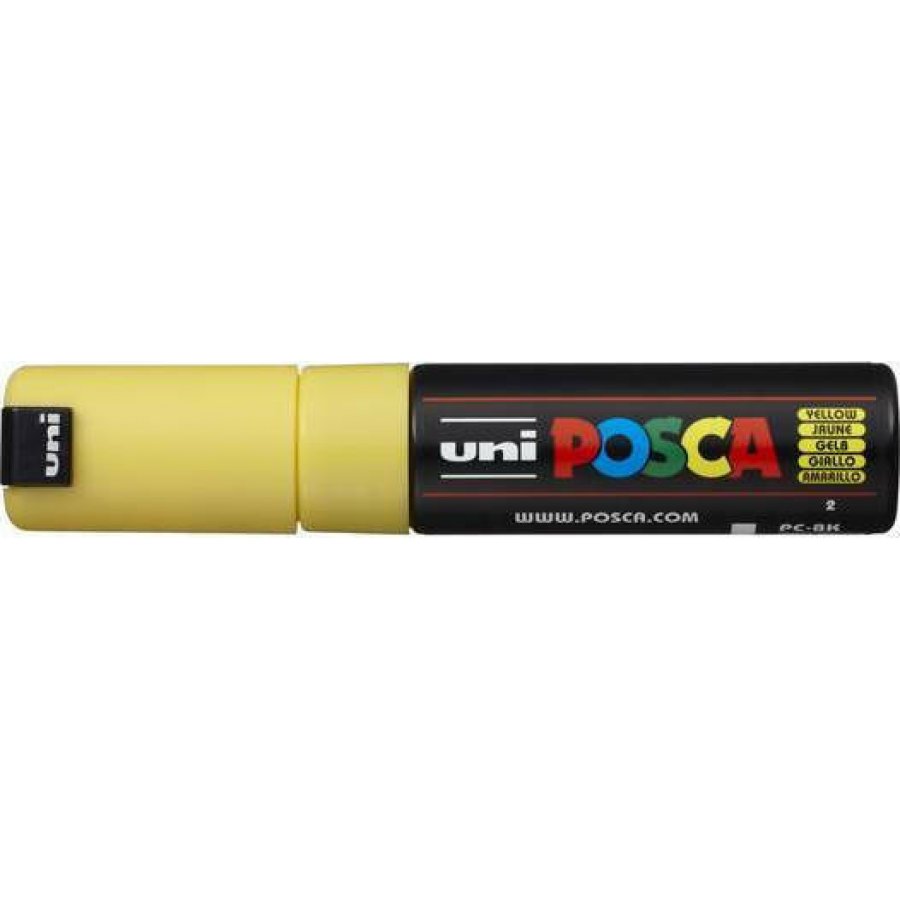 Uni-Ball Posca Ανεξίτηλος Μαρκαδόρος 8mm Κίτρινος (PC8K) Uni-Ball Posca Ανεξίτηλος Μαρκαδόρος 8mm Κίτρινος (PC8K)