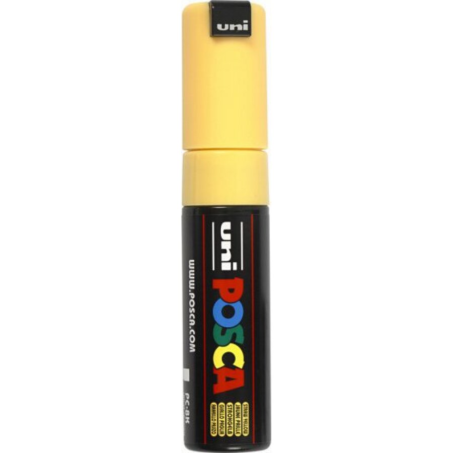 Uni-Ball Posca Ανεξίτηλος Μαρκαδόρος 8mm Κίτρινος (PC8K) Uni-Ball Posca Ανεξίτηλος Μαρκαδόρος 8mm Κίτρινος (PC8K)