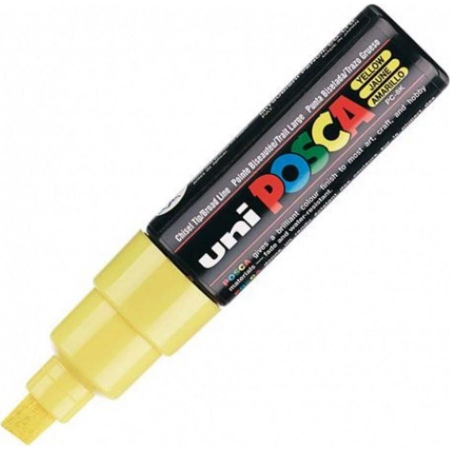 Uni-Ball Posca Ανεξίτηλος Μαρκαδόρος 8mm Κίτρινος (PC8K) Uni-Ball Posca Ανεξίτηλος Μαρκαδόρος 8mm Κίτρινος (PC8K)