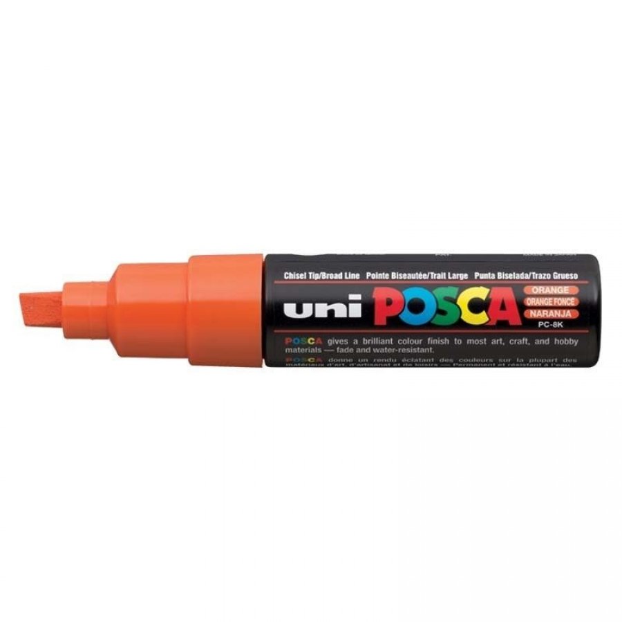 Uni-Ball Posca Ανεξίτηλος Μαρκαδόρος 8mm Πορτοκαλί (PC8K) Uni-Ball Posca Ανεξίτηλος Μαρκαδόρος 8mm Πορτοκαλί (PC8K)