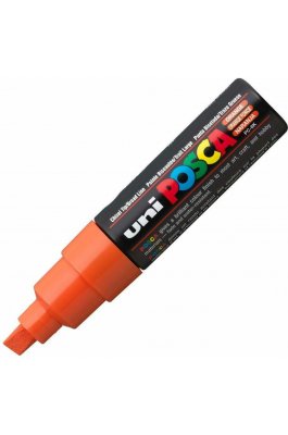 Uni-Ball Posca Ανεξίτηλος Μαρκαδόρος 8mm Πορτοκαλί (PC8K)