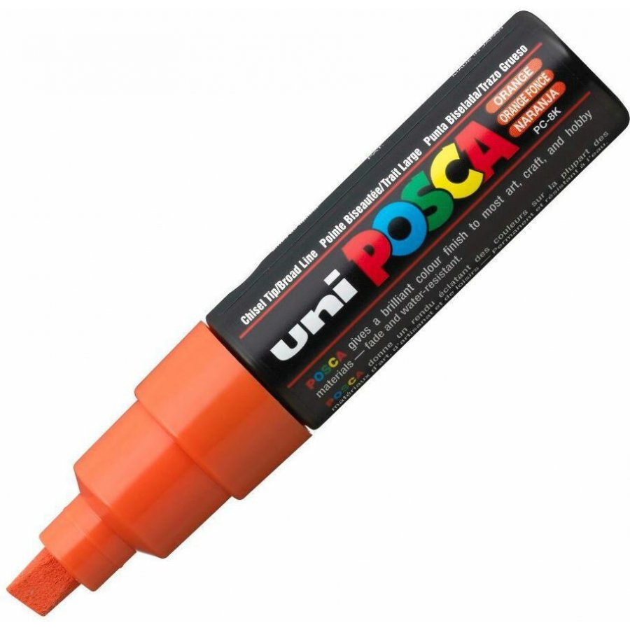 Uni-Ball Posca Ανεξίτηλος Μαρκαδόρος 8mm Πορτοκαλί (PC8K) Uni-Ball Posca Ανεξίτηλος Μαρκαδόρος 8mm Πορτοκαλί (PC8K)