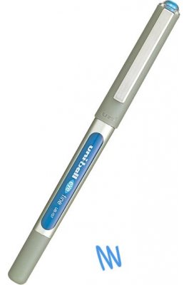 Uni-Ball Στυλό Rollerball 0.7mm με Γαλάζιο Μελάνι Eye Fine (UB-157)