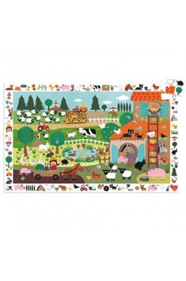 Djeco Παιδικό Puzzle Παρατήρησης "Η φάρμα" 35 pcs (DJ07591)