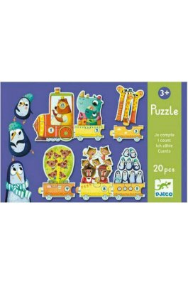 Djeco Παιδικό Puzzle Μαθαίνω να Μετράω (DJ08150)
