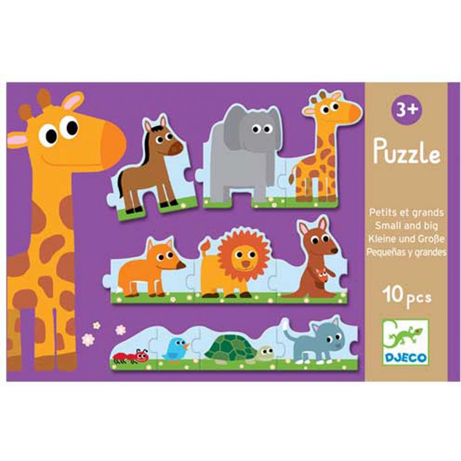 Djeco Παιδικό Puzzle Ζωάκια Μικρά & Μεγάλα (Dj08167) Djeco Παιδικό Puzzle Ζωάκια Μικρά & Μεγάλα (Dj08167)