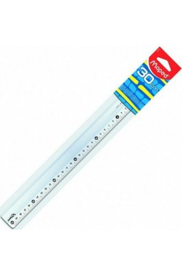 Maped Χάρακας Πλαστικός Διάφανος Cristal Eco 30cm
