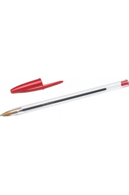 Bic Στυλό Ballpoint 1.0mm με Κόκκινο Mελάνι Cristal Original Bic Στυλό Ballpoint 1.0mm με Κόκκινο Mελάνι Cristal Original