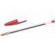 Bic Στυλό Ballpoint 1.0mm με Κόκκινο Mελάνι Cristal Original Bic Στυλό Ballpoint 1.0mm με Κόκκινο Mελάνι Cristal Original