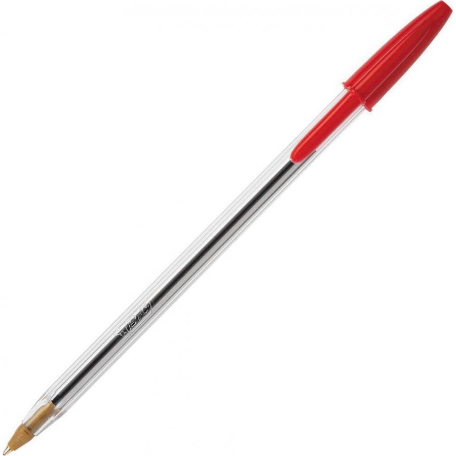 Bic Στυλό Ballpoint 1.0mm με Κόκκινο Mελάνι Cristal Original Bic Στυλό Ballpoint 1.0mm με Κόκκινο Mελάνι Cristal Original