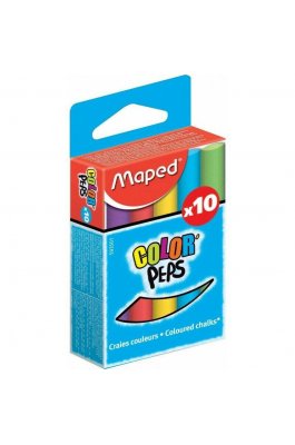 Maped Κιμωλίες Χρωματιστές 10τμχ (21F20) Maped Κιμωλίες Χρωματιστές 10τμχ (21F20)