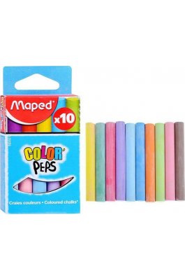 Maped Κιμωλίες Χρωματιστές 10τμχ (21F20)