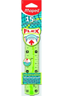 Maped Χάρακας Πλαστικός Flex 15cm (244060)