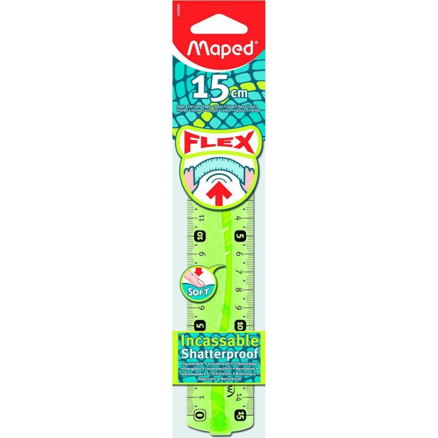 Maped Χάρακας Πλαστικός Flex 15cm (244060) Maped Χάρακας Πλαστικός Flex 15cm (244060)