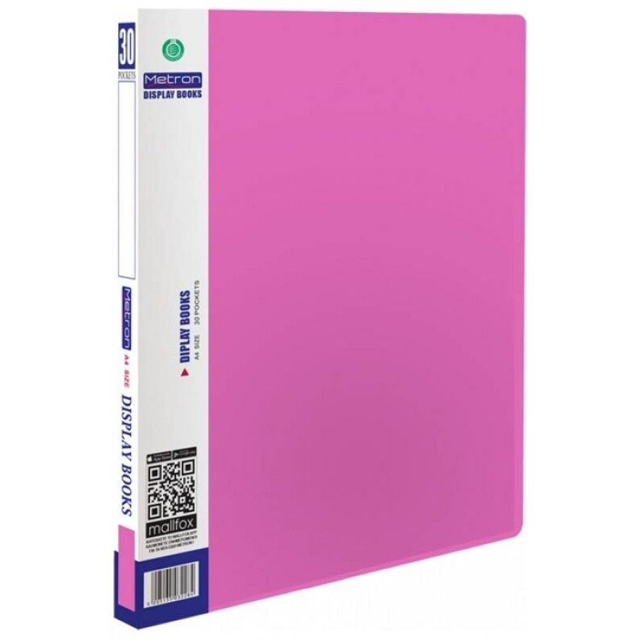 Metron Σουπλ 30 Θέσεων Α4 Ροζ (90730SP) Metron Σουπλ 30 Θέσεων Α4 Ροζ (90730SP)