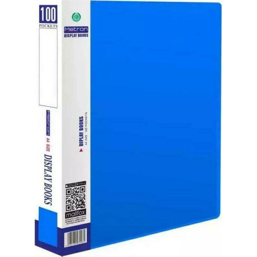 Metron Σουπλ 100 Θέσεων Α4 Μπλε (907100L) Metron Σουπλ 100 Θέσεων Α4 Μπλε (907100L)