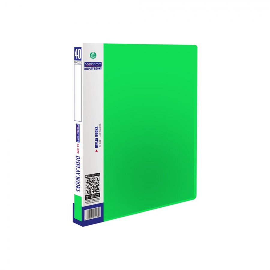 Metron Σουπλ 40 Θέσεων Α4 Πράσινο (90740FG) Metron Σουπλ 40 Θέσεων Α4 Πράσινο (90740FG)